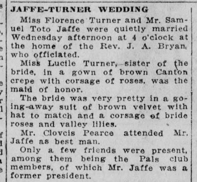 Florence Turner-Samuel Toto Jaffe